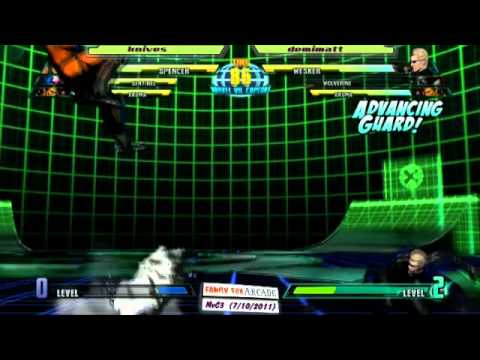 FFA MvC3 Tournament(7-10-11) m04 Knives vs DemiMatt