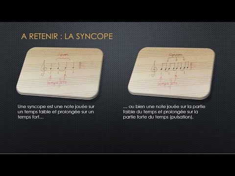 Vidéo d'éducation musicale   La syncope