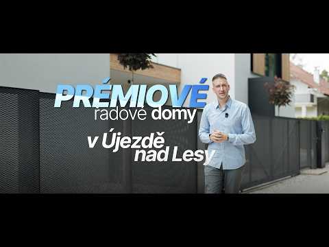 Video Prémiový řadový dům 4+kk, 145 m² se zahradou 87 m² a bioklimatickou pergolou - Újezd nad Lesy