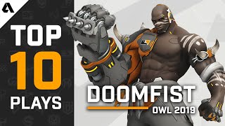 TOP 10 Best Doomfist Plays - Overwatch League Season 2 Playoffs (ft. Some Amazing Orisa Pulls)