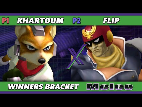 S@X 511 - Khartoum (Fox) Vs. FLiP_ (Captain Falcon) Smash Melee - SSBM