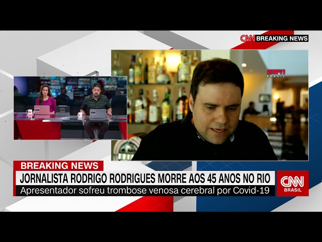 Apresentador do Globo Esporte é afastado após sentir dor de