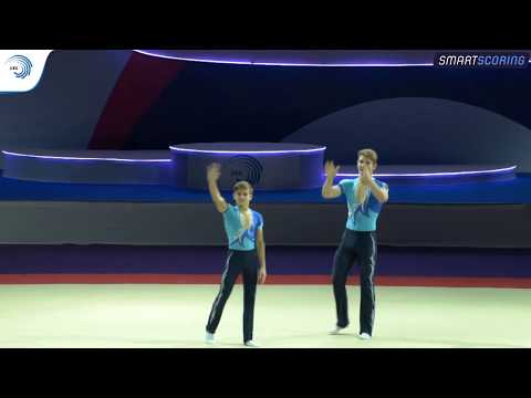 Nils BEUVEN & Erik POHL (GER) - 2019 Acro junior Europeans, dynamic final
