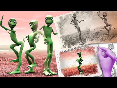 Dame Tu Cosita Alien POPOY ➡️ PENCIL DRAWING Meme (Funny Compilation)