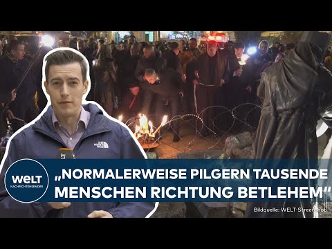 Video Thumbnail: JERUSALEM: Weihnachten im Schatten des Nahost-Konflikts | Israel in Sorge um die Geiseln