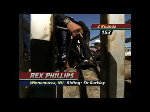 Sir Barkley bucks Rex Phillips - 94 PBR Rancho Murieta