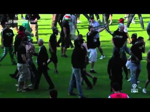 Derby Rapid Wien - Austria Wien - Platzsturm 22.05.2011