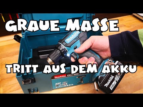 Makita akumuliatorinis suktuvas gręžtuvas DDF482RFJ, 18V, 2x3.0Ah, 62/36 Nm video
