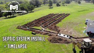 Septic System Install with Mobile Home Hookup