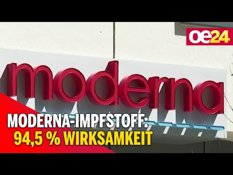 Moderna-Impfstoff hat 94,5 % Wirksamkeit