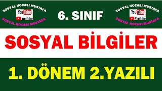 6.Sınıf Sosyal Bilgiler 1.Dönem 2.Yazılı Soruları Çözümü