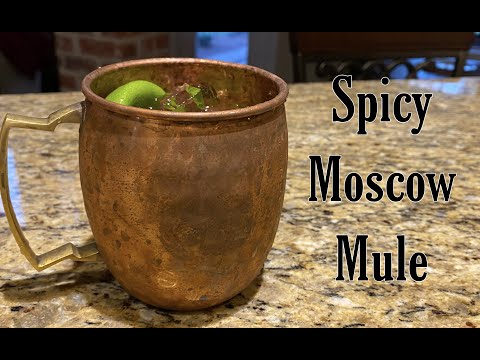 Spicy Moscow Mule COCKTAIL TUTORIAL!