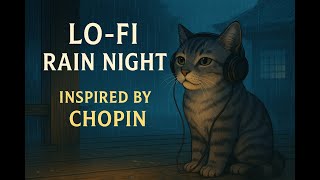 Lo-Fi Rain Night – ChillNeko’s Farewell | Inspired by Chopin