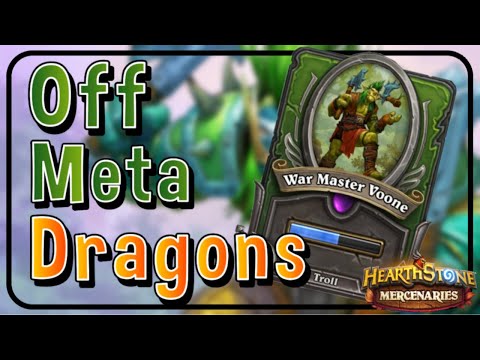 Off meta Dragon's - Making Voone work!! | Hearthstone Mercenaries |