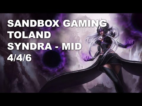 SANDBOX Gaming TolanD Mid Syndra vs Sett - KR Challenger Patch 10.9