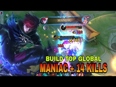 Maniac + 14 Kills Julian Best Build Top Global 2025 Full Game Play Mobile Legends.
