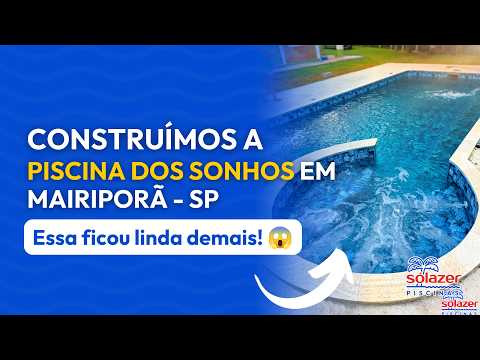 Construção de piscina de vinil em Mairiporã - SP 💙