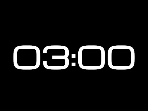 3 Minute Countdown Timer / NO SOUND