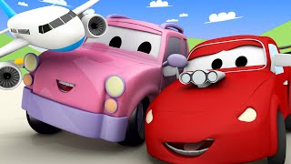 Truck videos for kids - The Babies of Car City are Playing Alphabet Game - Babies in car city
