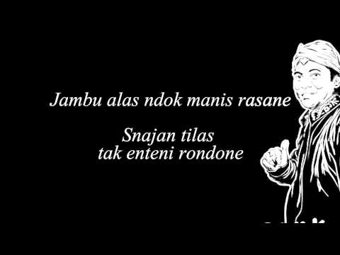 Didi Kempot - Jambu Alas Lyric