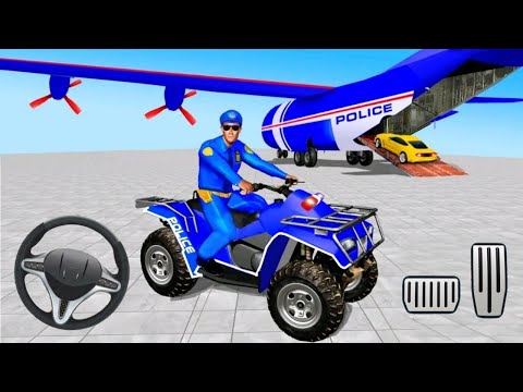 US Police ATV Quad Bike Transport Truck - Android Gameplay