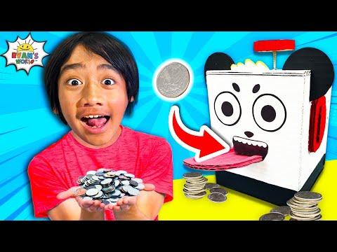 How to make a DIY Coin Bank out of cardboard and more!