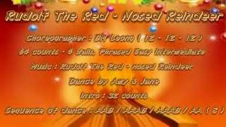 Rudolf The Red - Nosed Reindeer - Line Dance