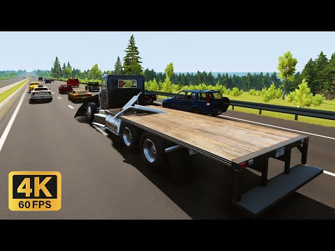 BeamNG.Drive - Cars vs RoadRage #1