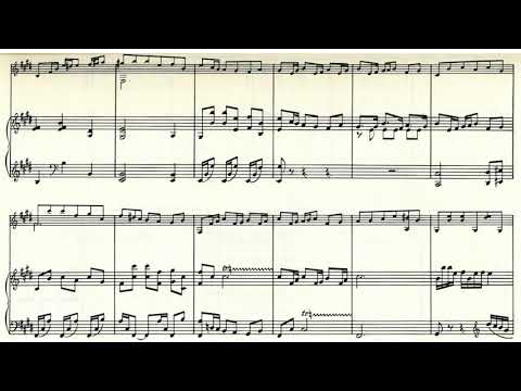 Manuel M. Ponce: Prelude in E for Guitar & Harpsichord (Score video)