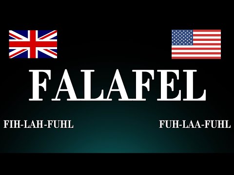 Learn How to Pronounce 'Falafel' Correctly: UK vs USA (Middle Eastern Cuisine)