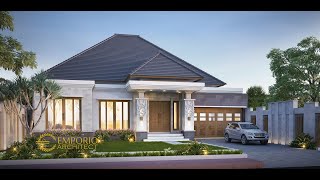Video Desain Rumah Villa Bali 1 Lantai Bapak Dwi Irawan II di  Cirebon, Jawa Barat