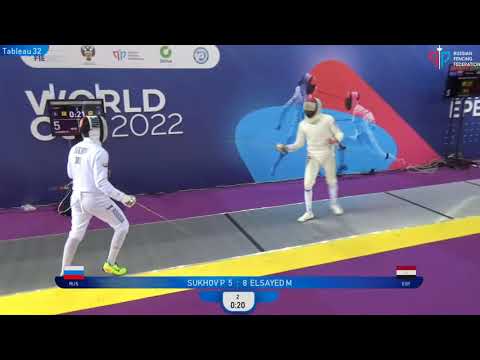Sirius Epee 2022, ME Ind T32 Elsayed EGY - Sukhov RUS