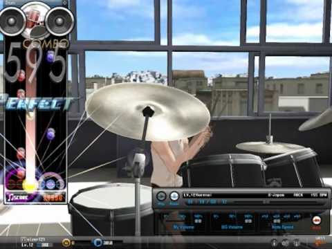 [Korea Band Master] Kurenai - X-Japan Drum part Allcombo 1555