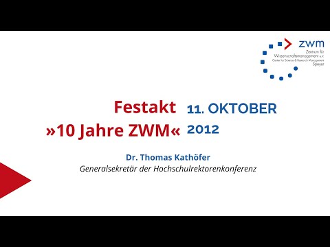 Festakt »10 Jahre ZWM«