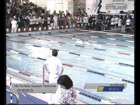 Eliminatorie 2 dei 100 Farfalla  Assoluti Femmine Agonisti - 16 Memorial Chiara Giavi