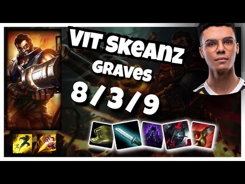 VIT Skeanz Graves JUNGLE (8/3/9) vs KAYN Gameplay Replay - Patch 10.19