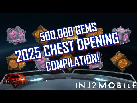 500K Gems Chest Opening Compilation! | Injustice 2 Mobile