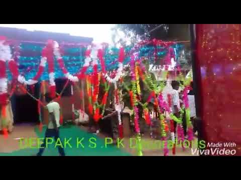 Deepak flower decoration