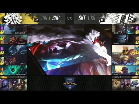 SUP vs SKT Highlights - SUPERMASSIVE vs SK TELECOM T1 - 2016 MID-SEASON INVITATIONAL