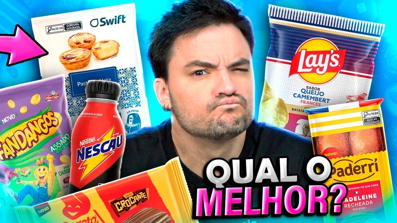 SAÍRAM NOVOS SABORES DE PRODUTOS FAMOSOS! QUAL VALE A PENA?