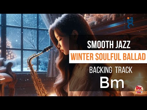 Backing Track SMOOTH JAZZ - Winter Soulful BALLAD in B minor (85 bpm)
