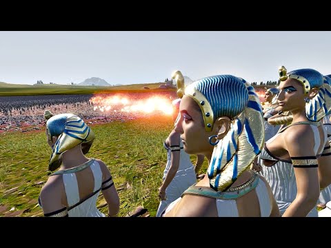 1.5K QUEEN CLEOPATRA VS 4 MILLION EVIL ZOMBIES. Ultimate Epic Battle Simulator 2 UEBS