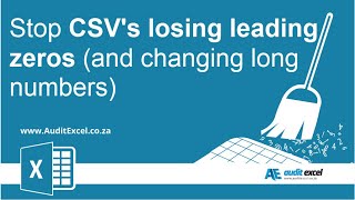CSV losing leading zeros and number changing