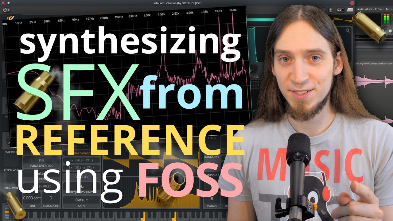 Reference, Analyze, Synthesize! (synthesizing brass shell casing impact with Vitalium)
