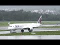 Qatar Airways Airbus A350 941 A7 ALZ Landing At RAINY Zurich Airport