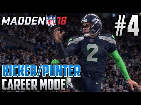 Madden 18 Career Mode | Kicker & Punter Career | EP4 | FLYING HIGH IN SEATTLE