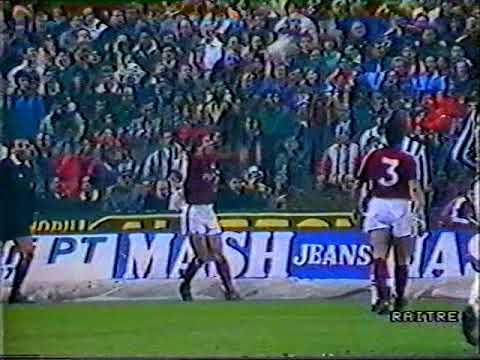 TORINO -JUVENTUS 2-2 DERBY DELLA MOLE SERIE A 87-88 GOL DI CRIPPA ALESSIO GRITTI AUT ROSSI INTEGRALE