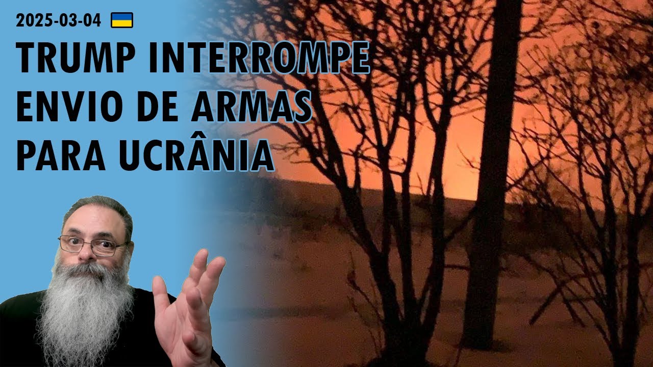 #Ucrânia 2025-03-04: UCRÂNIA volta a ATINGIR REFINARIAS enquanto TRUMP RASGA MEMORANDO de BUDAPESTE