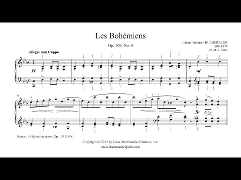 Burgmüller : Les Bohémiens - The Gypsies, Op. 109, No. 4