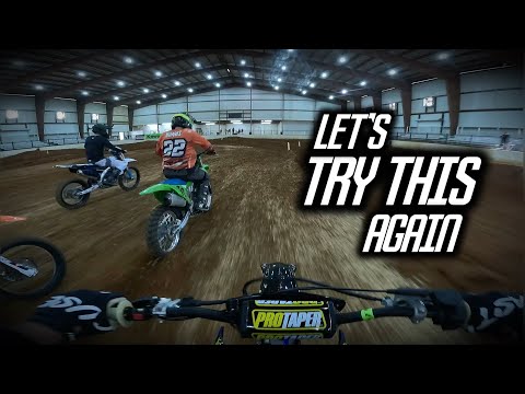 Racing a YZ250 TWO STROKE AGAIN  Alabama Arenacross POV Race GoPro Racing 
